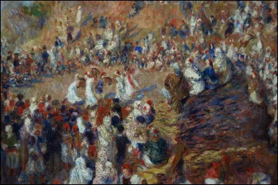 Qui est le peintre de "La mosquée, fête arabe" ?