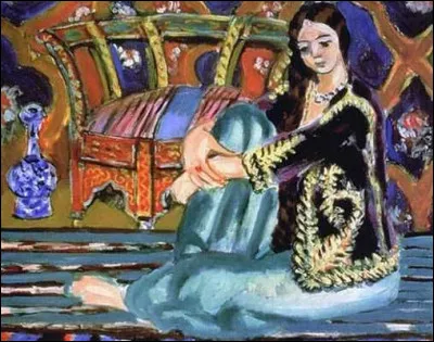 Qui a réalisé le tableau "Odalisque assise" ?