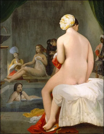 Qui a réalisé le tableau "La Petite baigneuse, intérieur de harem" ?