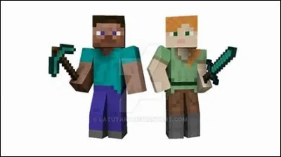 Comment s'appellent les personnages "principaux" de Minecraft ?