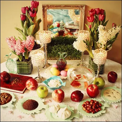 Nouruz est la fête du Nouvel An chez les Parsis de l'Iran et de l'Inde.