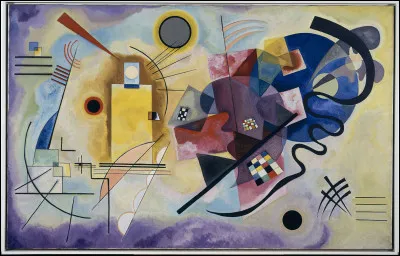 De qui est le tableau ''Jaune rouge bleu'' ?