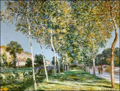 De qui est le tableau ''Allée de peupliers'' ?