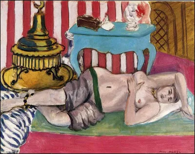 Qui a peint "Odalisque avec écharpe verte" ?
