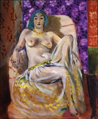 Qui a peint "Odalisque assise" ?