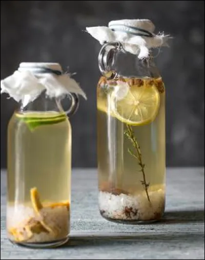 Il est pratiquement obligatoire de donner du citron au kéfir d'eau.