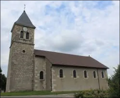 Vous avez sur cette image l'&eacute;glise Saint-Blaise de Lalleyriat. Ancienne commune d'Auvergne-Rh&ocirc;ne-Alpes, dans le Haut-Bugey, elle se situe dans le d&eacute;partement ...