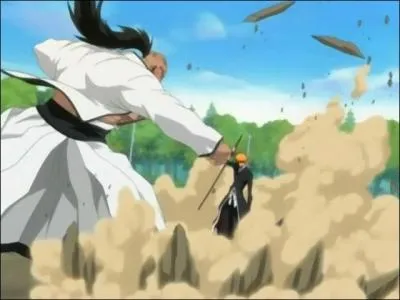 Quelle est la nature de l'homme que combat Ichigo ?