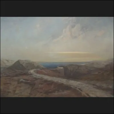 Paysage sur la côte marocaine - En quelle année Léon Joly de Saint François, son peintre, est-il décédé ?