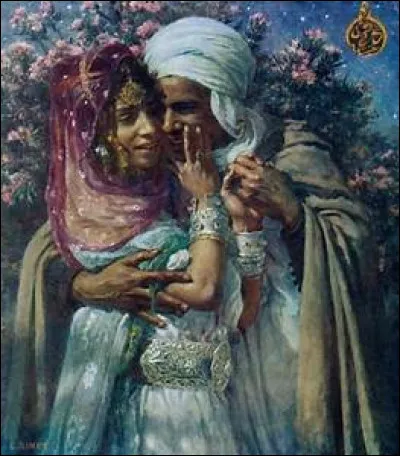 Esclave d'amour et Lumière des yeux : Abd-el-Gheram et Nouriel-Aïn - Qui a peint cette représentation de l'amour ?