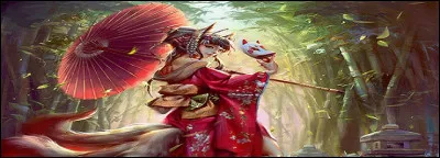 Parce qu'il s'agit d'une kitsune, un yōkai ou esprit magique, elle est RENARDE et capable de se métamorphoser. 
Mais combien de queues a-t-elle ?