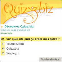 Quiz Site internet