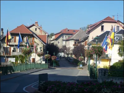 Ville de 15 000 habitants du département de la Haute-Savoie, située dans la vallée du Chéran, près de son confluent avec le Fier :