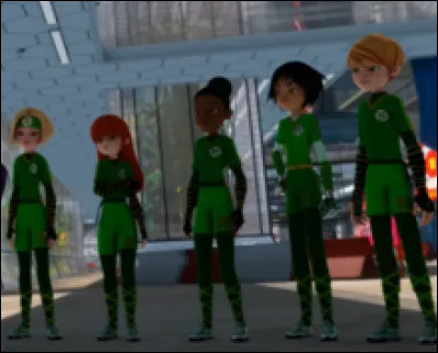 Dans l'équipe des Ninjaz, qui porte le numéro 3 ?