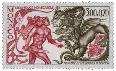 Pour la dixième épreuve, il dut ramener un troupeau de b&oelig;ufs sans autorisation ni paiement et qui appartenait au fils de Chrysaor et de Callirhoé. Quel est ce troupeau ?