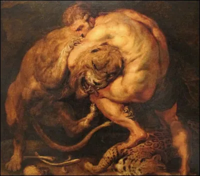 Ce fut la première des douze épreuves. Il fallait ramener la peau d'un lion spécial, quel est cet animal ?
