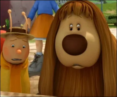 Quel est le nom du chien dans le dessin animé "Le manège enchanté" ?