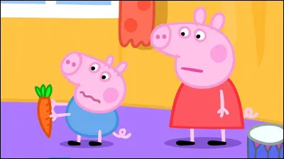 Quel est l'animal préféré de George dans "Peppa Pig" ?