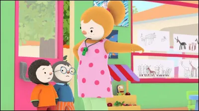 Lequel de ces personnages n'existe pas dans le dessin animé "T'choupi à l'école" ?