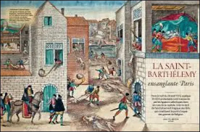 Bien, on connaît l'époque, voyons un peu les faits. Cette fameuse Saint Barthélemy est...
