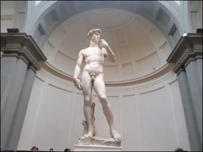 Qui est l'auteur de cette sculpture de David ?