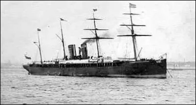 Ce paquebot de la compagnie Guion Line décroche le Ruban bleu dès sa première année de mise en service en 1882 et devient, l'année suivante, le premier à franchir l'Atlantique nord en moins d'une semaine : de quel navire s'agit-il ?