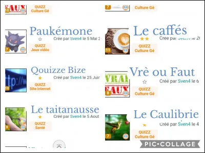 Et là, c'est une très longue liste de quizz truffés de fautes qui sont validés par un correcteur anonyme ! Qu'arrive-t-il aux membres qui laissent plein de fautes aux quizz qu'ils valident ?