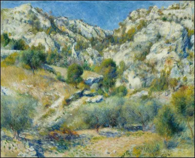 Quel peintre est l'auteur du tableau "Rochers à l'Estaque" ?