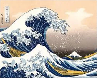 Hokusai connu pour avoir peint "La Grande Vague de Kanagawa" est :