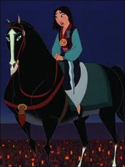 Quel est le nom du cheval de Mulan ?