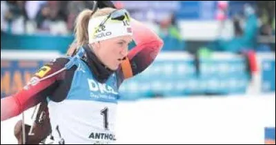 Qui est cette biathl&egrave;te ?