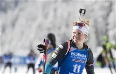 Qui est cette biathl&egrave;te ?