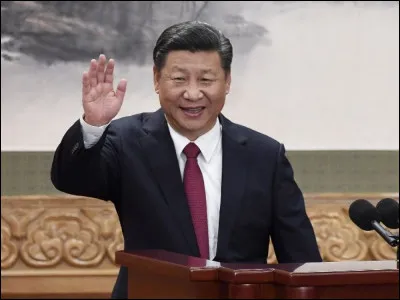 Cet homme est &agrave; la t&ecirc;te du pays.