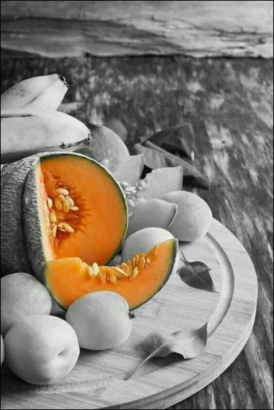 Nous allons manger nos premiers melons ! Comment les d&eacute;gusterez-vous, si ce n'est pas au porto ?