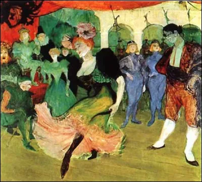 Dans quel c&eacute;l&egrave;bre cabaret parisien le peintre Henri de Toulouse-Lautrec a-t-il peint ce tableau ?