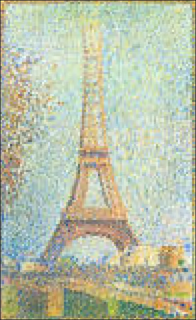 Qui a peint ce tableau repr&eacute;sentant la tour Eiffel, en 1889 ?