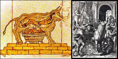 Quel est cet engin de torture qui a &eacute;t&eacute; cr&eacute;&eacute; par Perillos d'Ath&egrave;nes pour un tyran. Le plus important est le fait que le cr&eacute;ateur est devenu la victime de sa cr&eacute;ation.Quel est cet engin de cuisine� Oups� de torture ?