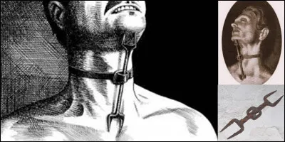 A cette &eacute;poque, au moyen-&acirc;ge, il &eacute;tait mal vu voire dangereux de &laquo; m&eacute;dire &raquo; de l'&eacute;glise catholique ! Cela consistait &agrave; poser un objet qui transper&ccedil;ait une ou deux parties du corps. Heureusement, il existait une m&eacute;thode pour arr&ecirc;ter le supplice !Comment s'appelait cette torture ?