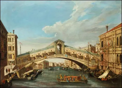 De qui est le tableau ''Le Pont du Rialto" ?