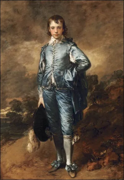 De qui est le tableau ''Le Garçon en bleu" ?
