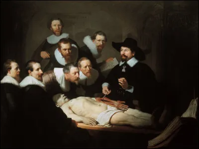 De qui est le tableau ''La Leçon d'anatomie du docteur Tulp" ?