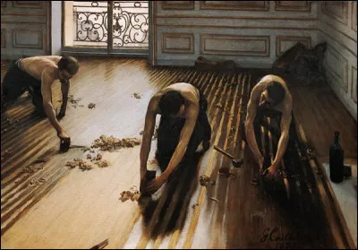 De qui est le tableau ''Les Rabotteurs de parquet" ?