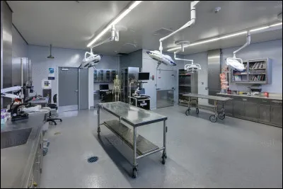 Quelle branche de médecine opère dans cette pièce un peu glauque ?