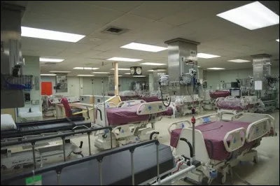 Ce grand espace a une capacité de 120 lits où les patients sont surveillés de façons non médicalisées pour des pathologies ne représentant pas de gravité. Combien de lits y a-t-il en tout sur le navire ?