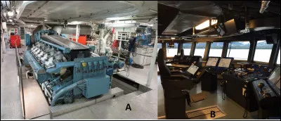 Pour clore cette grande visite, dites-moi quelle illustration correspond à la salle des machines ?