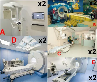 En médecine nucléaire, le service possède IRM, scanner adultes et enfants, radiographie du corps et un second pour la bouche et les dents. Quelle image représente ce dernier ?