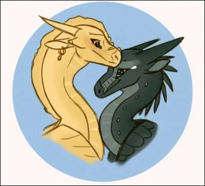 Qui est la dragonne sur l'image dont il est amoureux ?