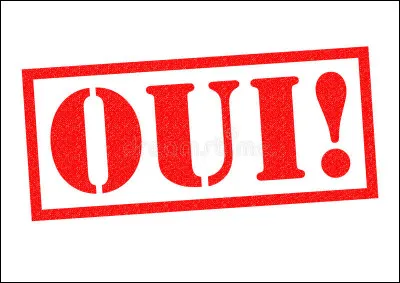 "Oui" est un mot facile à traduire...