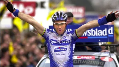 Ce coureur cycliste belge, surnommé "le Lion des Flandres", spécialiste des classiques du nord, a remporté le Tour des Flandres et Paris-Roubaix à trois reprises et été champion du monde en 1996 : c'est ... Museeuw.