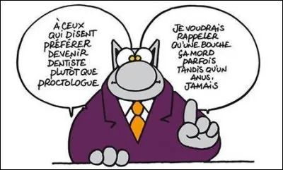 Réponse d'un assuré : En réponse à votre enquête dentaire concernant mon appareil, les dents de mon devant vont très bien, mais celles de mon derrière me font mal !